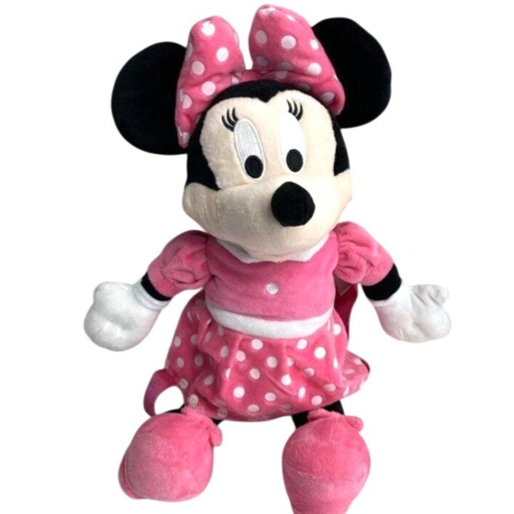 Disney‎ Minnie Mouse Kids Plush Backpack Coin Purse